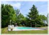 Stunning 10x5m Pool with Roman end steps overlooking the Vineyards of Duras